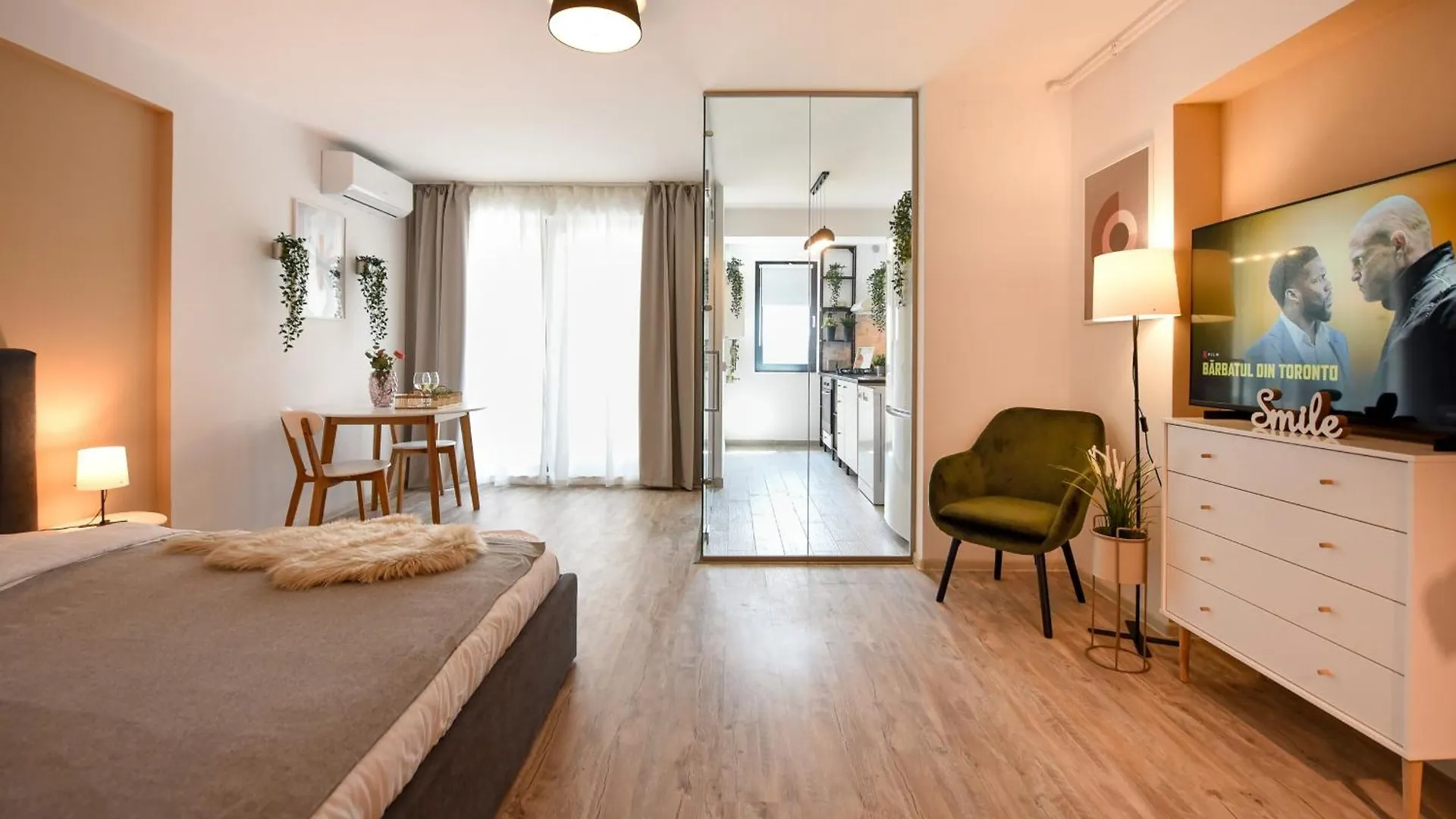 アパート Modern Studios In Nerva Traian - Contemporary Living At Its Finest ブカレスト ルーマニア